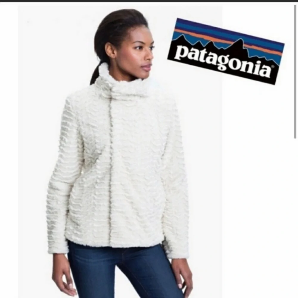 Patagonia Pelage Faux Fur Ivory Jacket